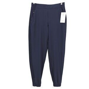 NWT ATHLETA Brooklyn Jogger Navy Blue Featherweight Stretch Size 10 TALL